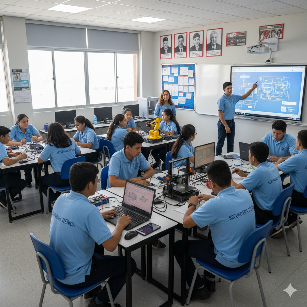 Estudiantes en el aula
